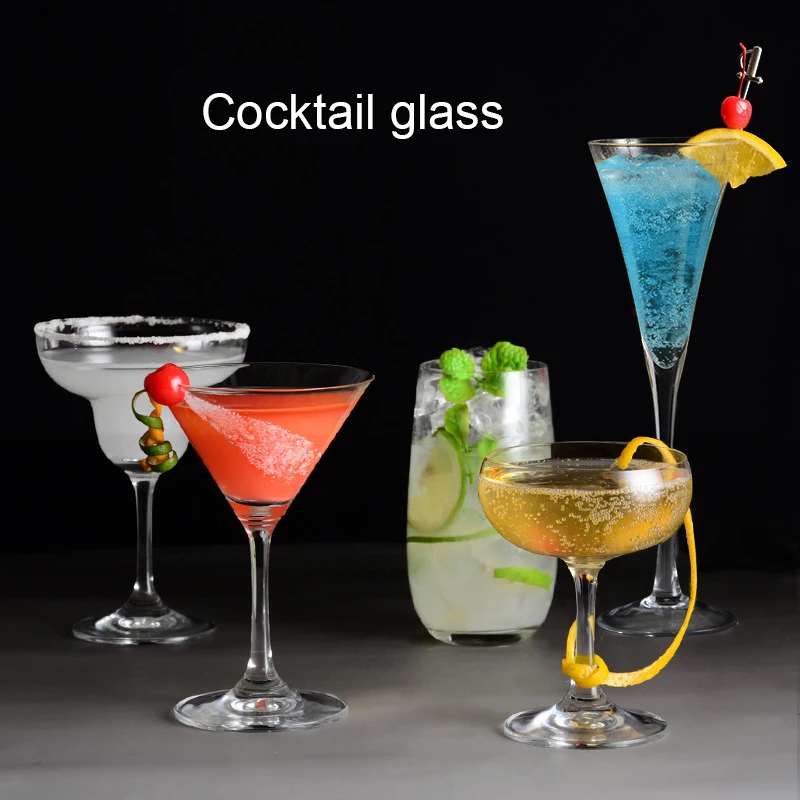 Custom Creative Unique Fancy Giant Martini Margarita Coupe Cocktail Glasses Cup Funny Drinking Cup for Bar Party