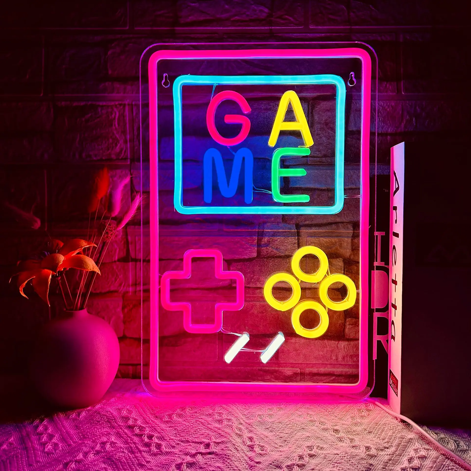 Attractive Led Neon Sign For Game Room Decoration Custom Design Available Versatile Neon Sign making machine