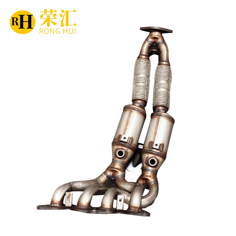 catalytic converter 400 cell count with ceramic honeycomb inside for Ford Focus 1.6