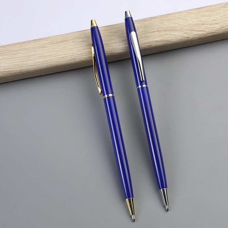 SHULI Manufacturer Wholesale Metal Pen High Quality Luxury Electroplating Black Ballpoint Pen Customized Logo Corporate Gift Pen