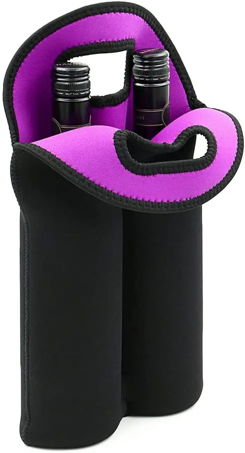 Portable Neoprene Wine Bag With Carry Handle