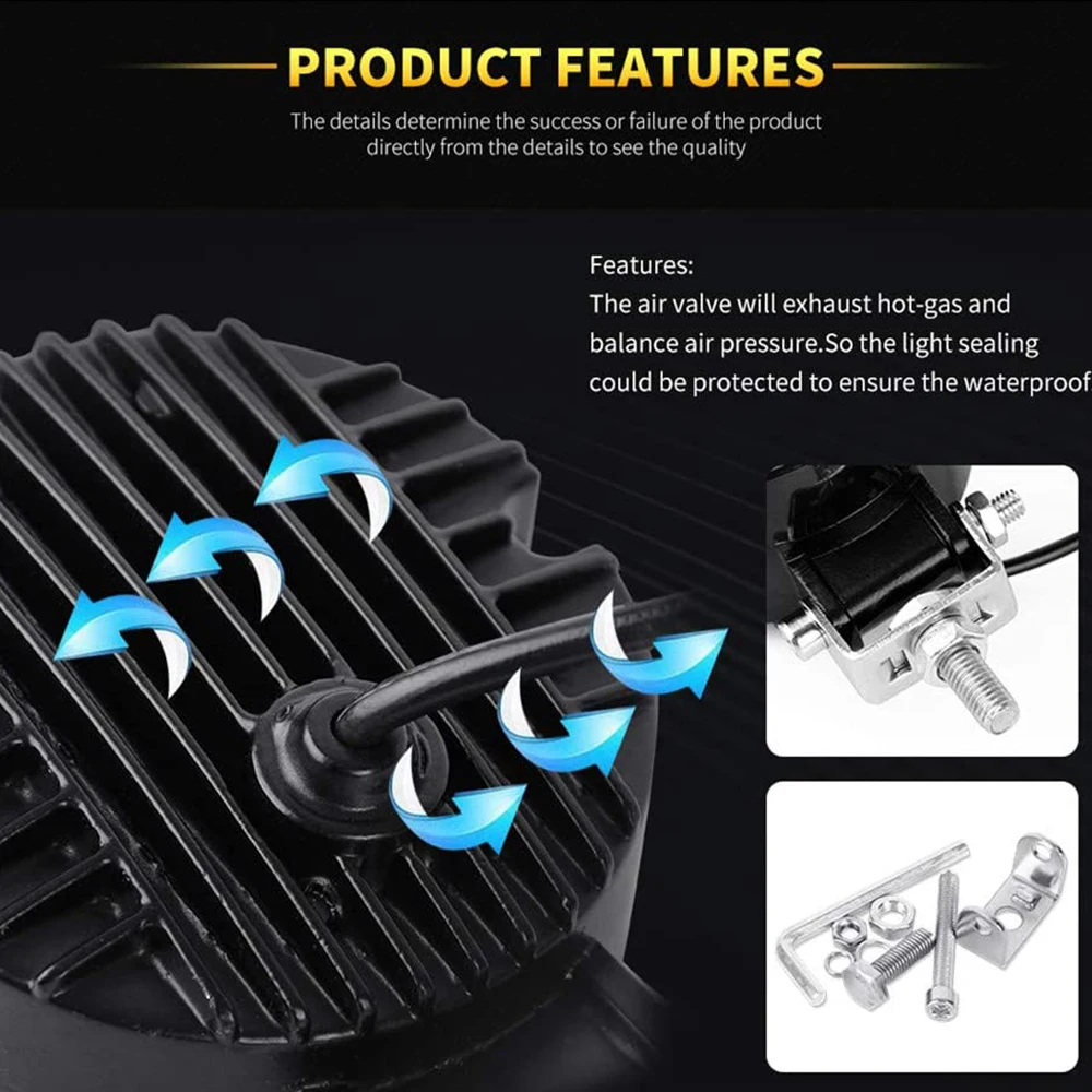 3 дюймов 20 Вт круглый мотоцикл LED свет светодиодный бар с Angel Eyes DRL Вождения по бездорожью ATV внедорожник