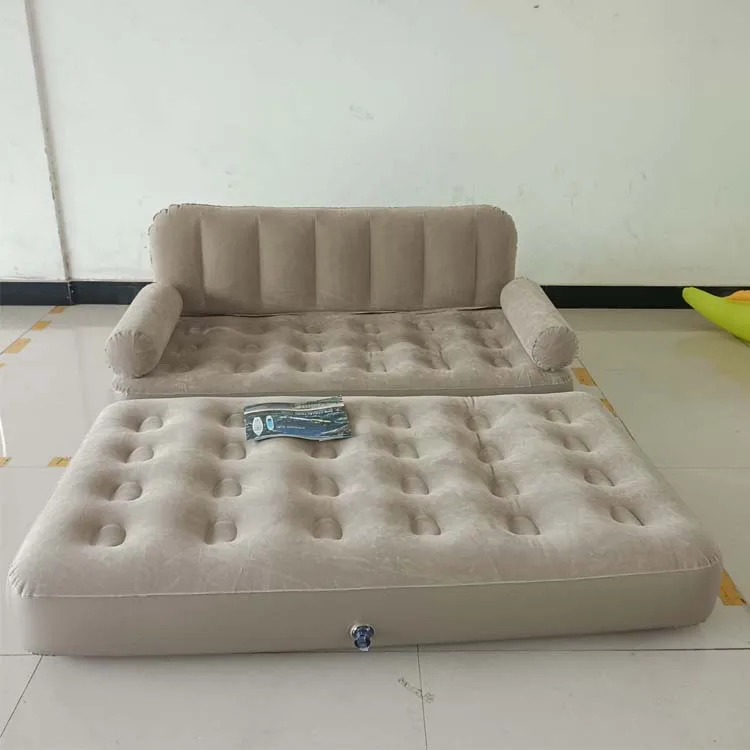 Durable and Comfortable air mattress Couch and Bed Inflatable portable air sofa bed with Armrests