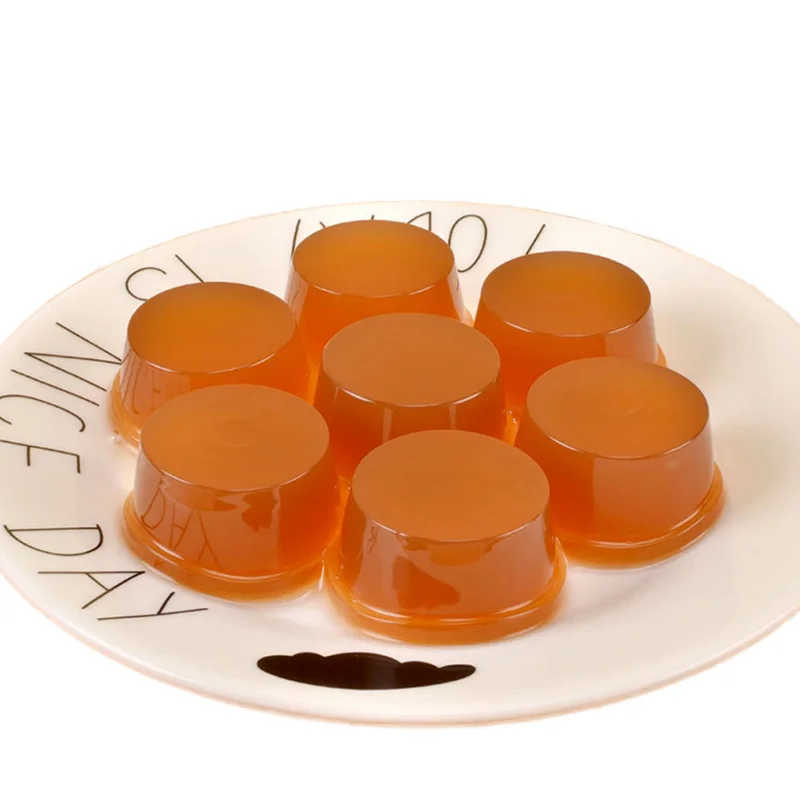 Оптовая продажа 20 г/шт желе со вкусом чая и пудингом с низким содержанием жира зеленый чай Конжак