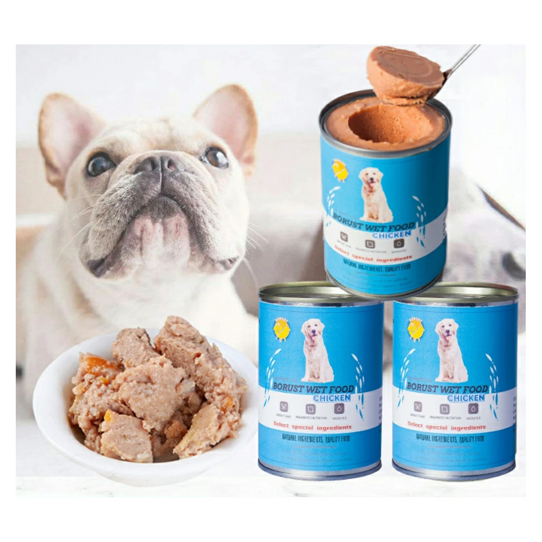 Прямая продажа с фабрики Алмазный корм для собак оптовые продавцы различные стили высокое питание натуральный