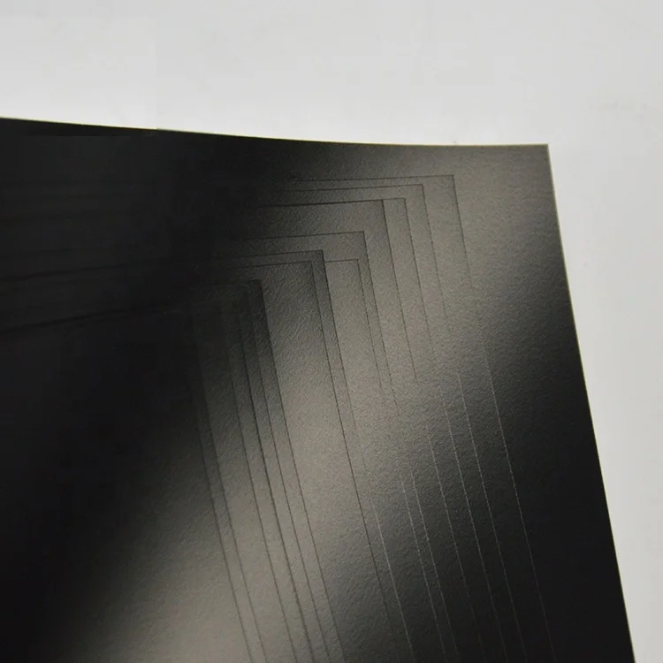 factory price thin rigid matt surface black plastic pvc sheet roll for vacuum forming
