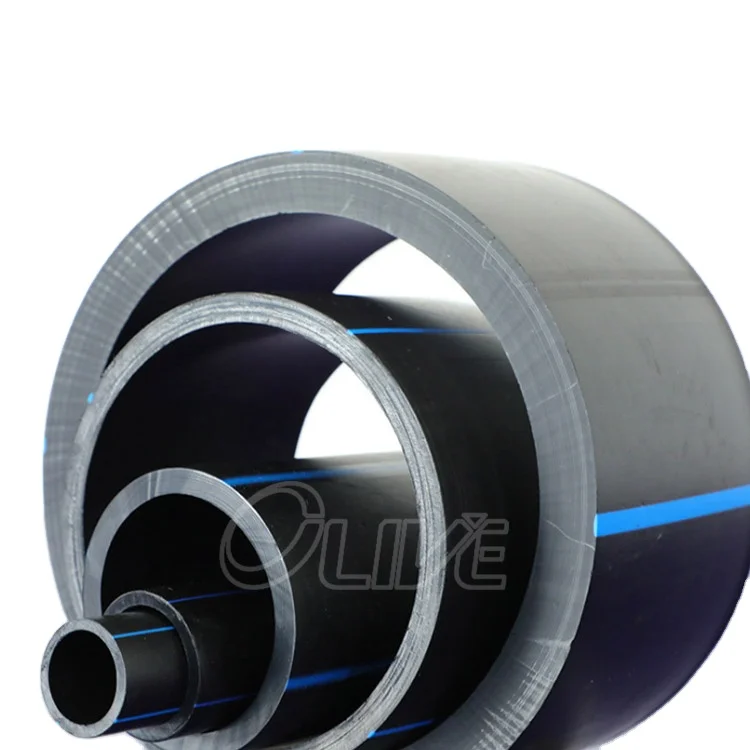 Diameter 750mm high density polyethylene pe drainage pipe and fittings price hdpe pipe prices