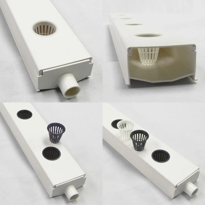 Manufacturer Thin Lip And Slotted Sides Hydroponic Supplies Grow Accessories Nft Hydroponic Grow Basket Net Pot Cup