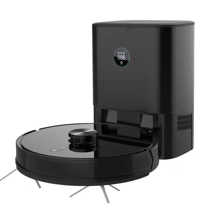 Home Appliances Electric Robotic Vacuum Cleaner Mop 4000Pa Suction Hard Floor Sweeping Self Cleaning Robots