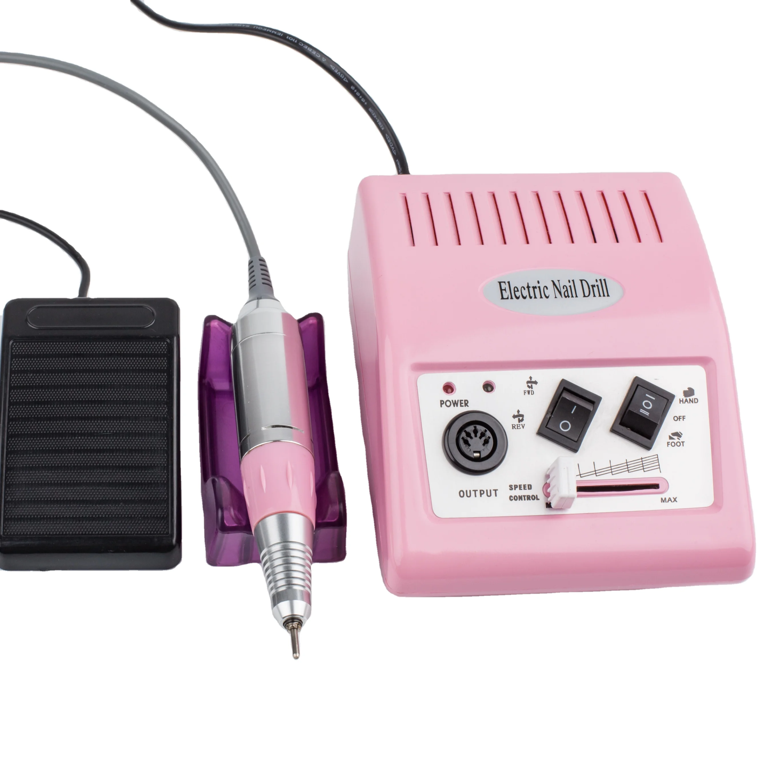 Newest Strong Power Electric Nail Drill Machine Portable Electric Nail Drill Machine Set with Bits Nail Drill Set 5 in 1 Ce,rohs