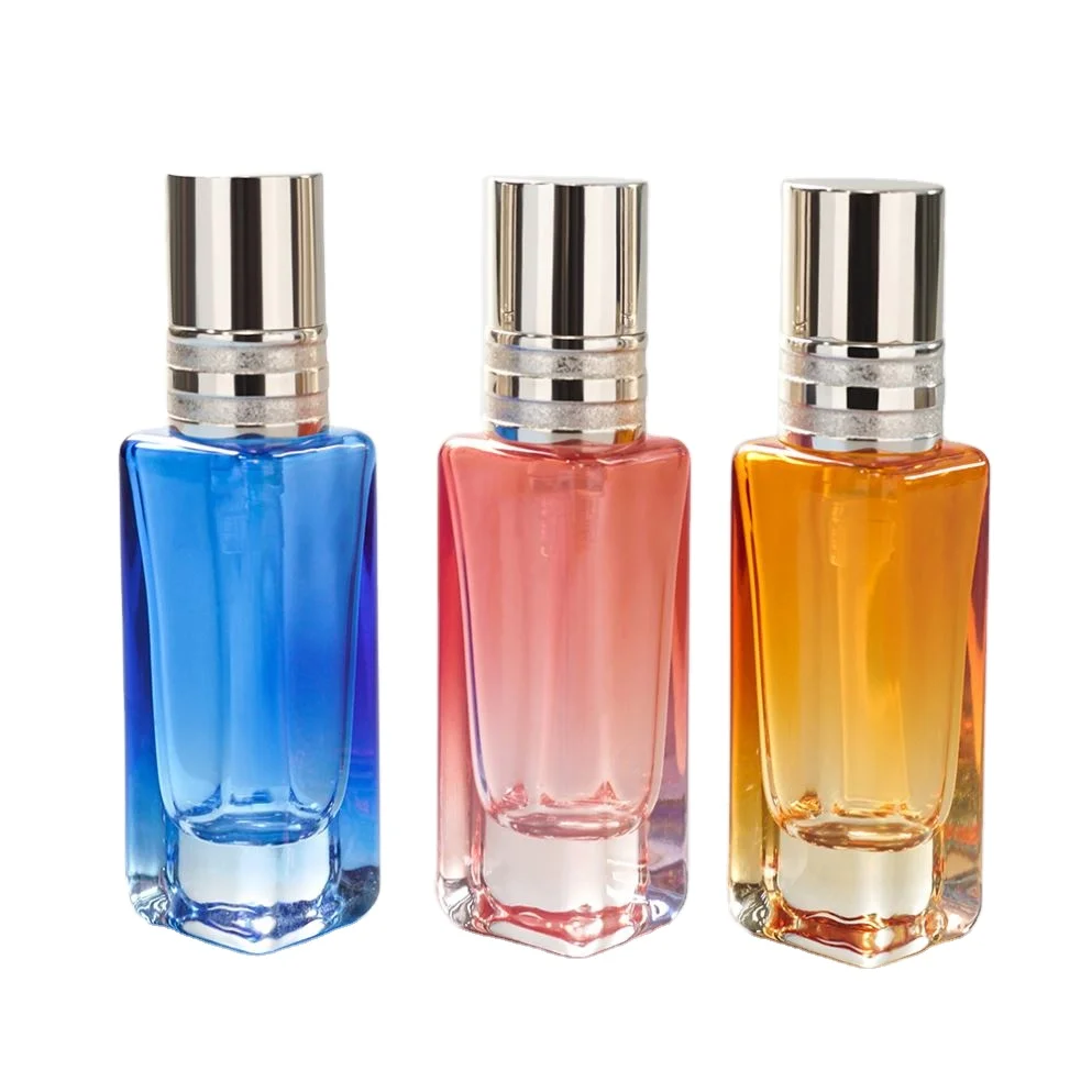 Various specifications low price 25Ml foundation bottle Pink/blue/orange transparent emulsion/foundation glass bottle