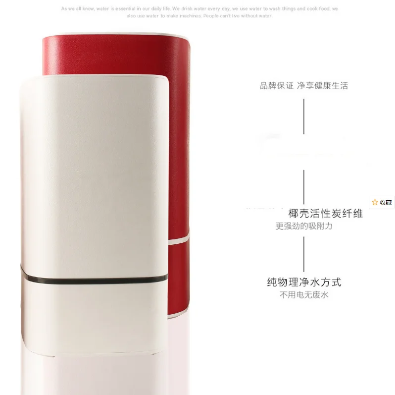 Прямой питьевой 4 этап мембраны UF очиститель воды столешница