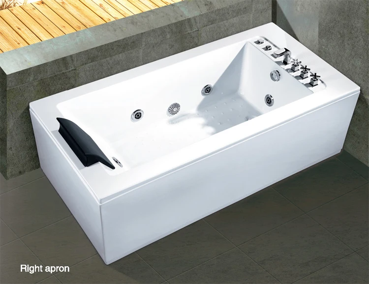 Acrylic Luxury Hot Tub/spa/whirlpool Bath Tub Massage Freestanding Soaking Bathtub