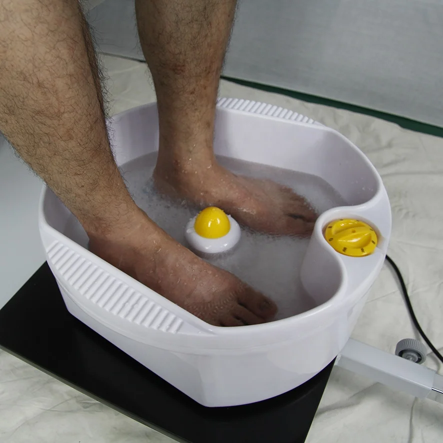 SPA hot sell black Footbath chair with massage machine