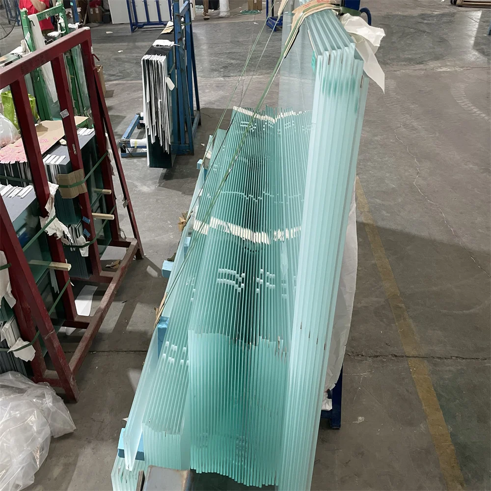 Flat clear Tinted Anti Glare Glass Acid Etched Frosted Glass