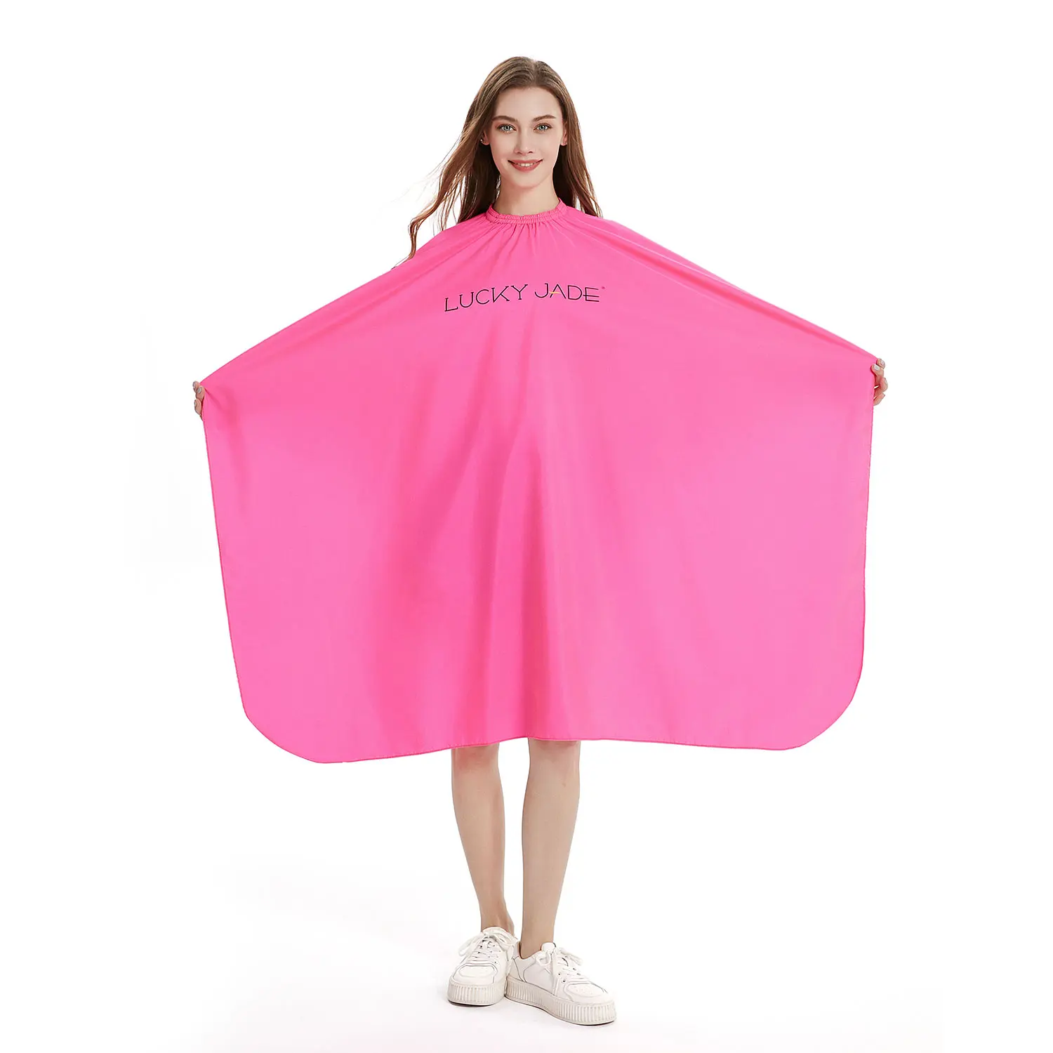 Hairdressing Designer Barber Cape Cheap Hair Cutting Salon Accessories Soft Light Weight Polyester Salon Cape Hairdressers Tools