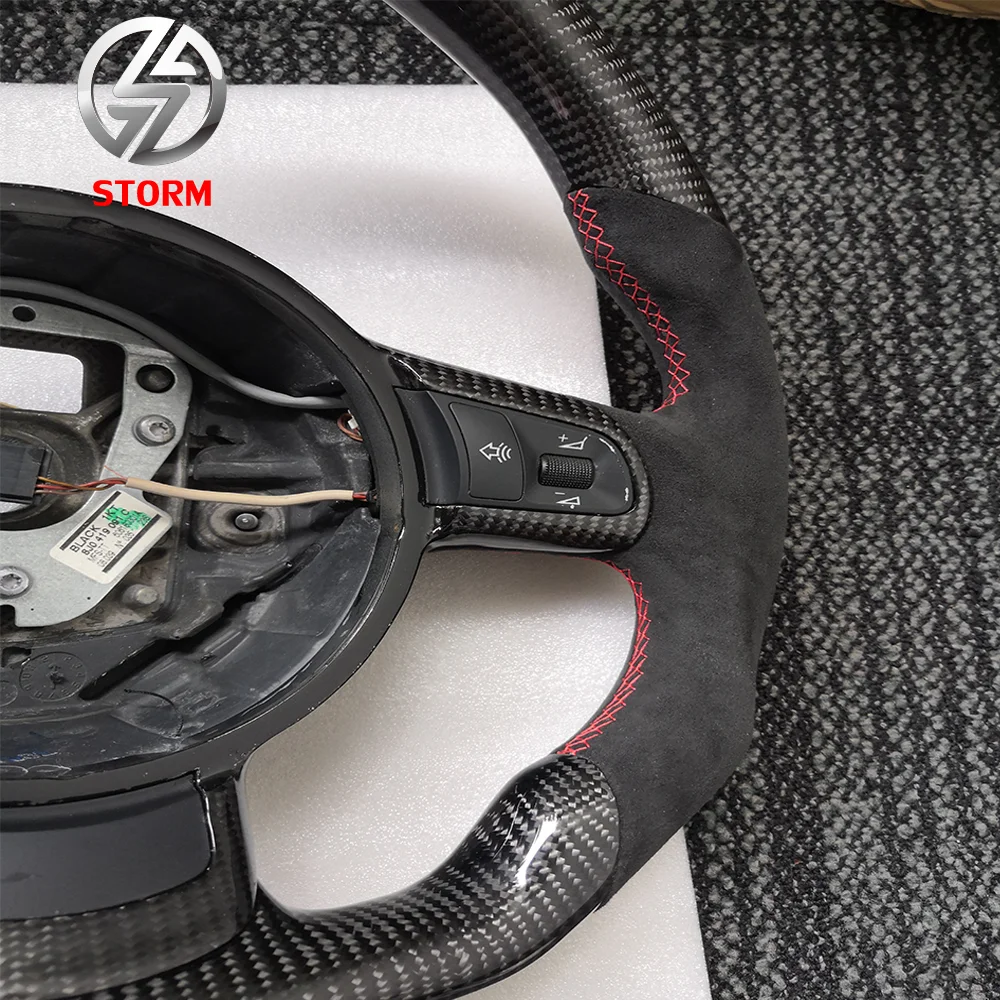 Private Custom Universal Racing Parts Customized Leather Carbon Fiber Car Steering Wheel For All Cars