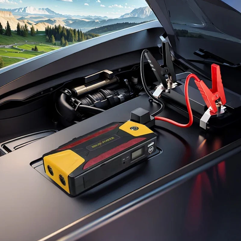 Portable Multi Function Super Capacitor 12000mah Multi-function Battery Booster Powerbank Jump Starter Power Bank For Car