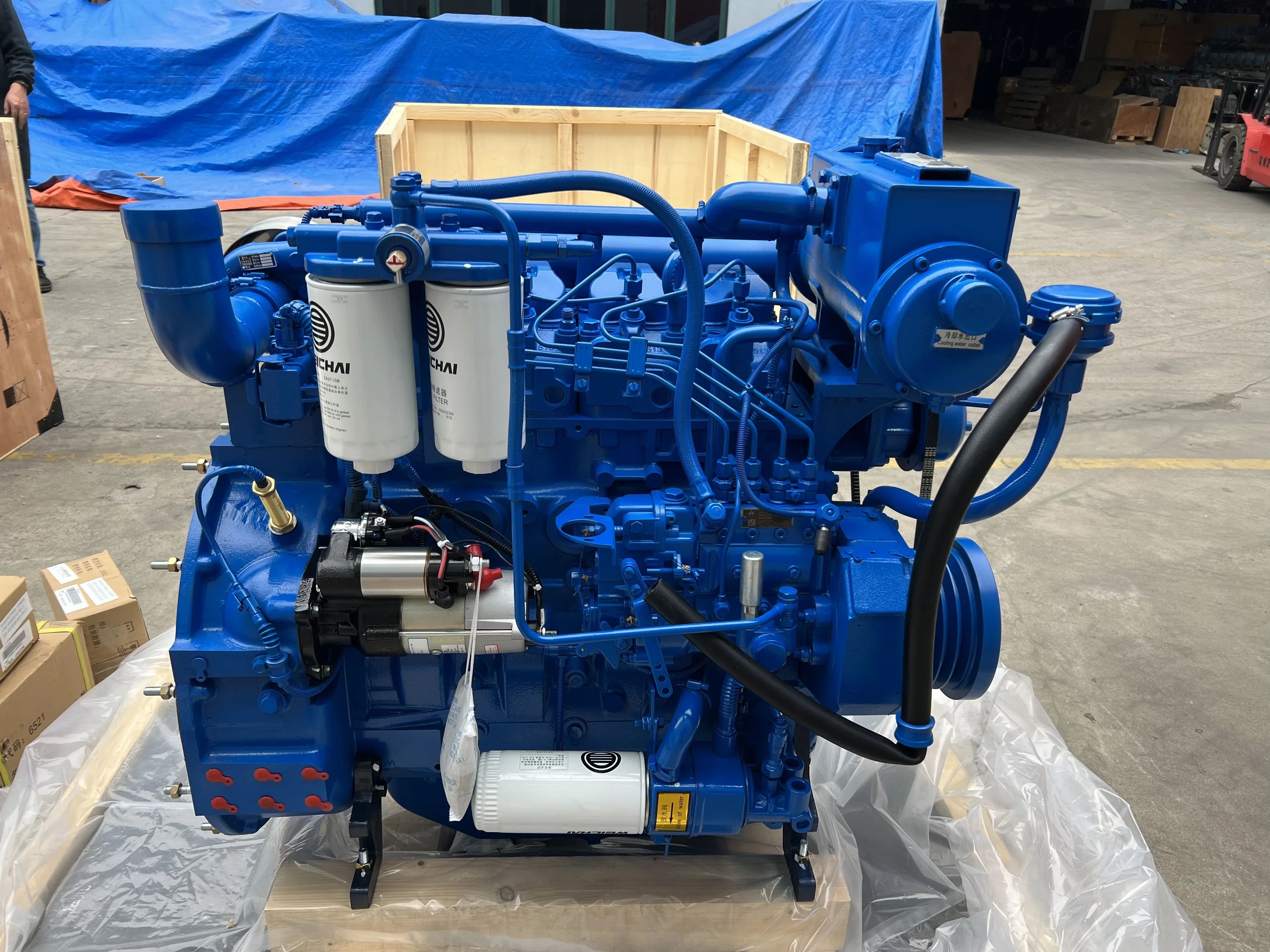 WEICHAI WP4 Series water cooled inboard motor 120hp 1800rpm WP4C120-18 Marine Engines