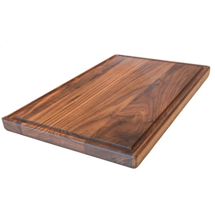 Kitchen Chopping Board Walnut Wood Cutting With Juice Drip Groove