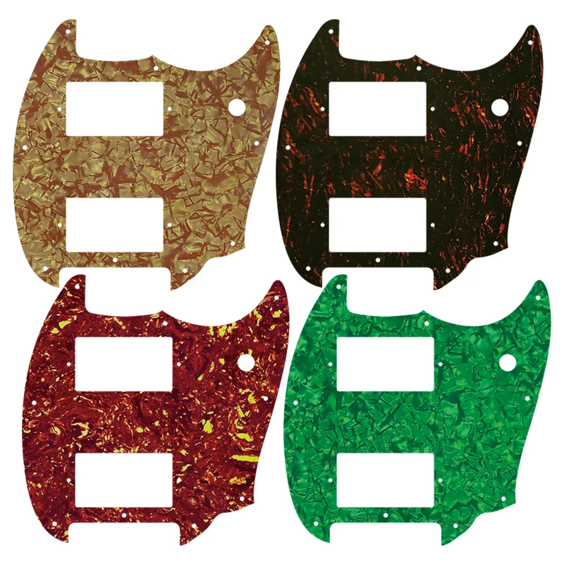 Pleroo Guitar parts--For Squier bullet mustang whit PAF humbucker pickguard, multicolor options
