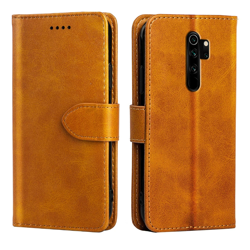Кожаный чехол X-Level для Xiaomi Redmi 9 9C K30 Pro Ultra Note 10X 5G Poco X3 9A Mi 10 Lite со слотом удостоверения личности