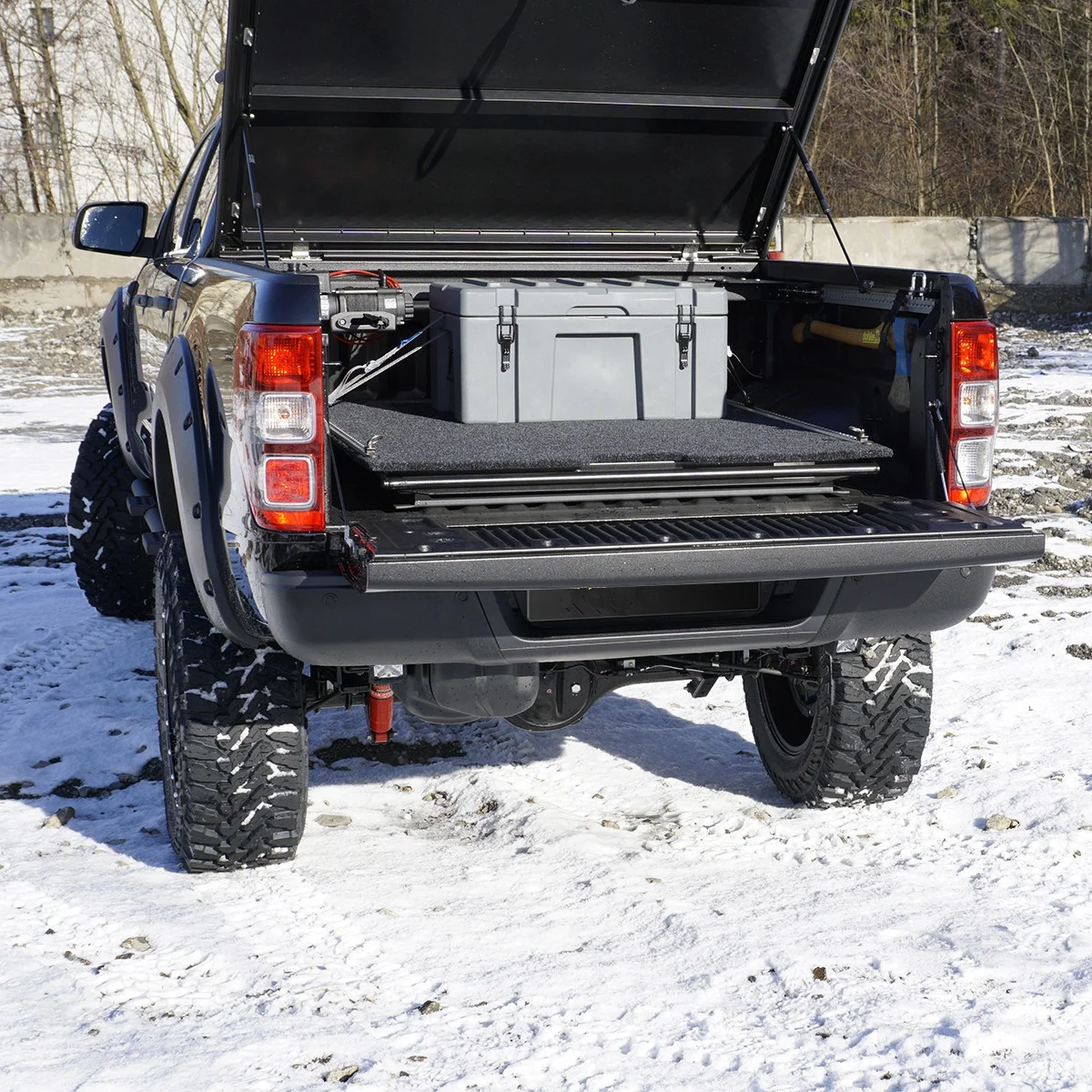 Steel Pickup Cargo Drawers Slide Tray truck bed slide tray