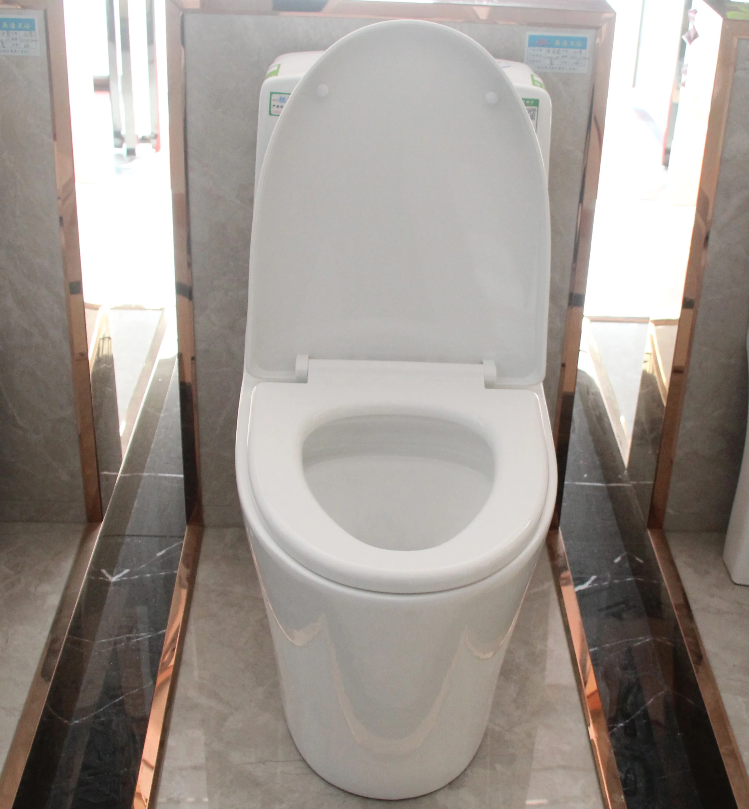 
Fast flush toilet dual button siphon vortex with silence cover for home 