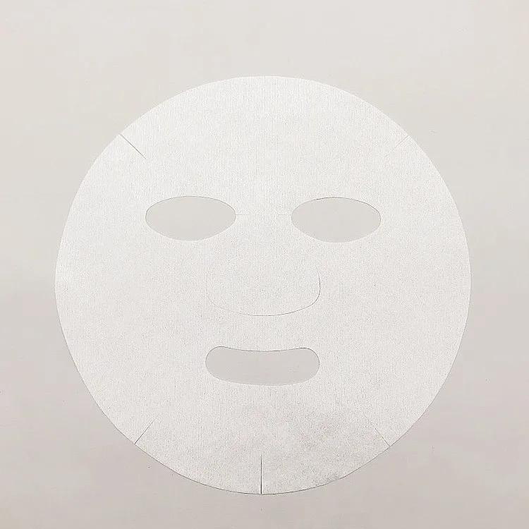 China Factory OEM Customized 100% White Bamboo Fiber Mask Sheet For Face Cosmetic Beauty Skin Care Sheet Mask