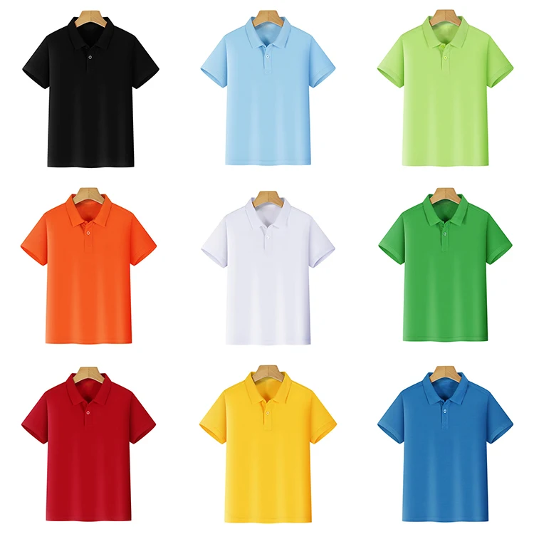 Factory Wholesale Quick Drying Boys Girls T shirts Kids Print Custom Logo Polo Shirts