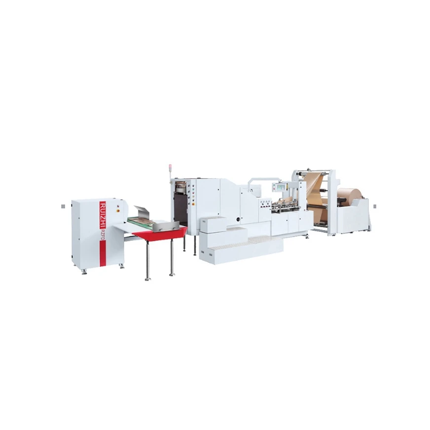 RZDF-330D Automatic Paper Bag Machine High Speed Square Bottom Patch Bag Making Machinery