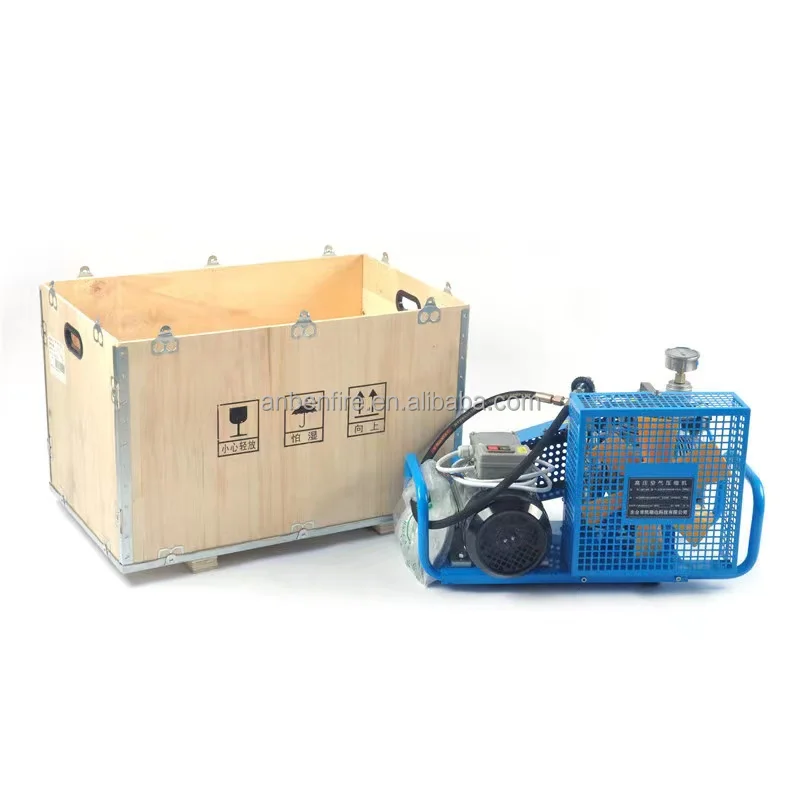 China Hot Sale Cheap price 100L/min 300Bar Diving Portable scba/SCUBA air compressor High Pressure Paintball Air Compressor