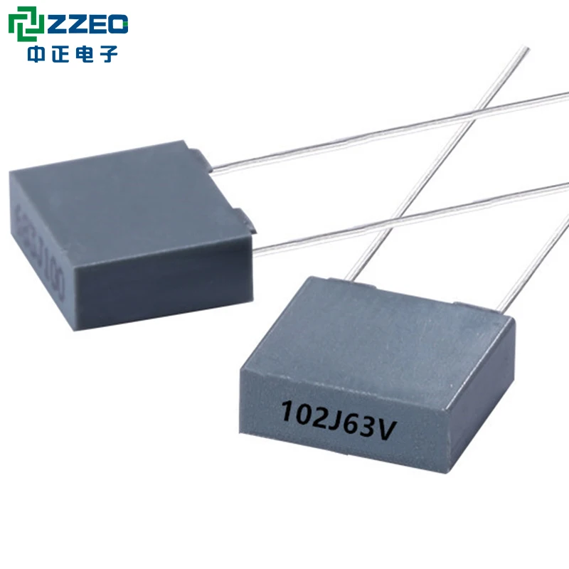 CL23B Box Type Capacitor metallized film capacitor 102j 100v