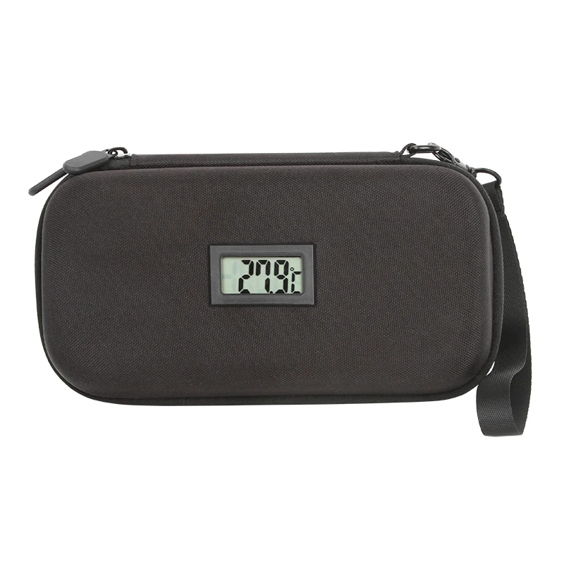 Insulin Cooling Case with Medical Diabetes Pens Pouch Ice Pack LCD Display High Quality EVA Kits Insulin Cooling Case
