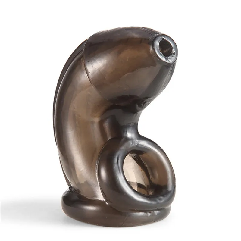 High Quality Penis Sleeve for Mens Soft Adult Sex Toys Penis Chastity Stretchy Delay Lock Cage Scrotum Ring Glans Rings for Men