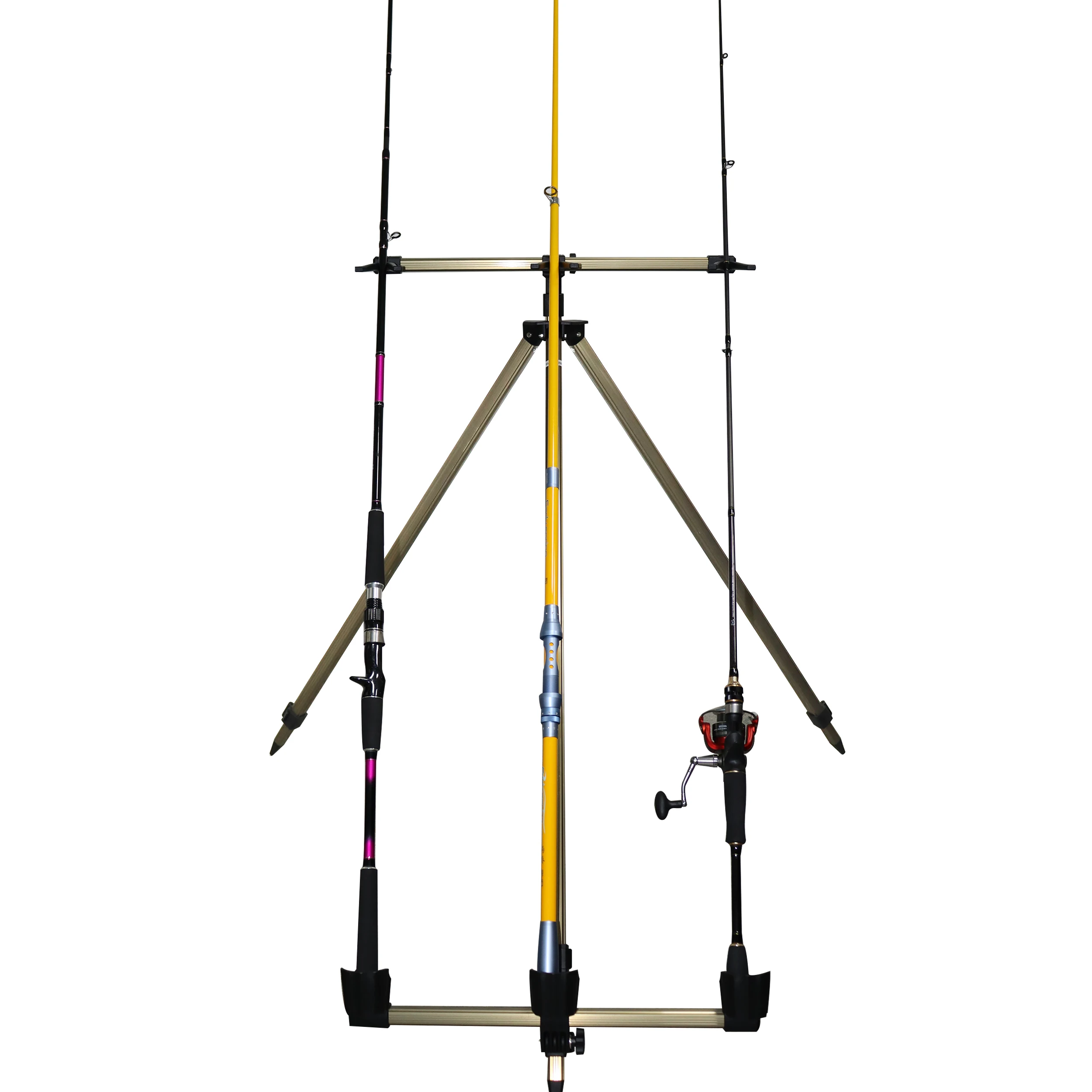 Aluminum Alloy Quality Retractable Folding Corrosion Resistant Fishing Rod Holder fishing gear tackle