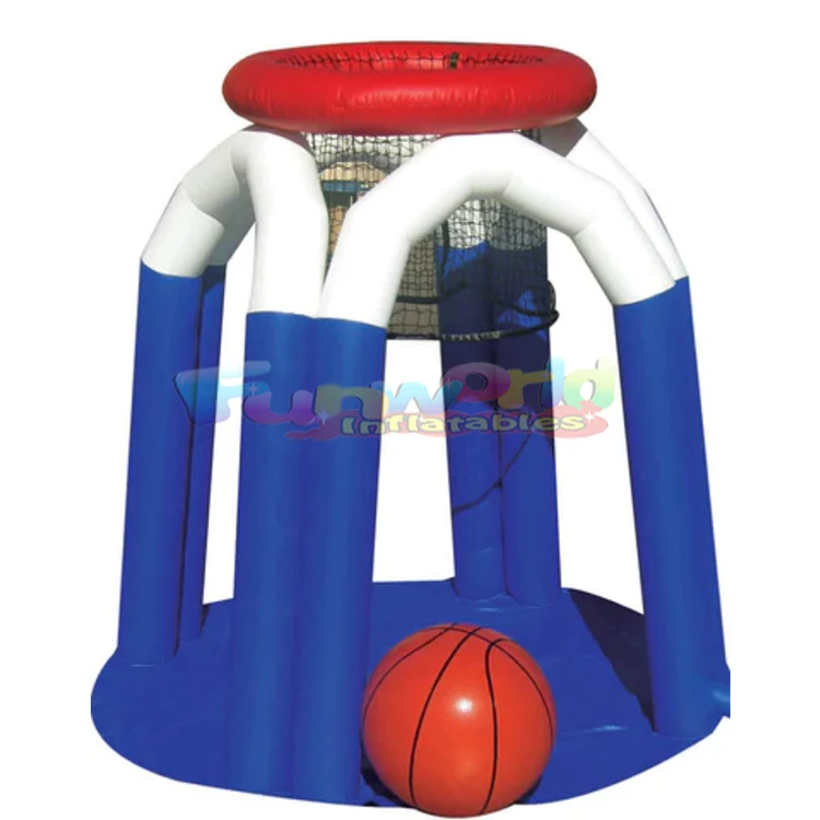 Commercial hoop inflatable basketball sport games airtight pvc basketball shooting hoop inflatable games