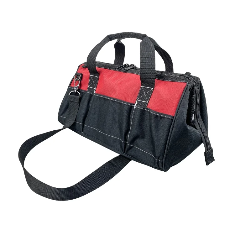 VUINO Heavy Duty Waterproof Trolley Electrical Carpenters Work Tool Kit Bag with Shoulder Strap