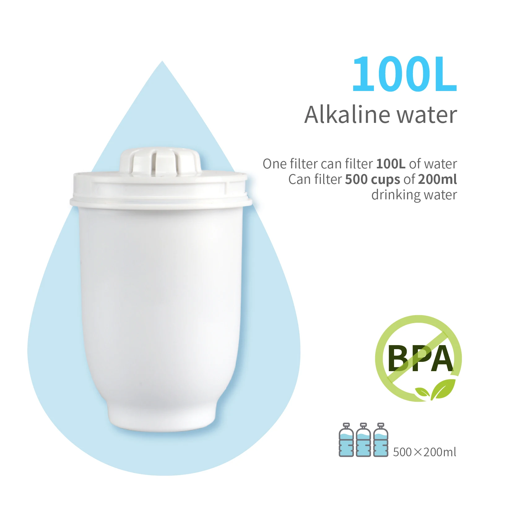 OEM China Factory ionizing brit water alkaline water jug best alkaline water pitcher
