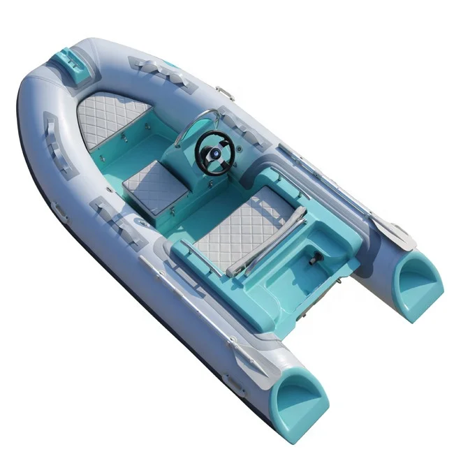 390 CE approval 13 ft orca hypalon rib boat 390 with flat bottom aluminum hull