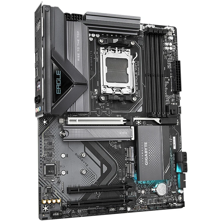 GIGABYTE X870 EAGLE WIFI7 AM5 Socket LGA 1718 Motherboard ATX,DDR5,4*M.2, PCIe 5.0,USB4,Wi-Fi7, 2.5GbE LAN, EZ-Latch, Q-Flash