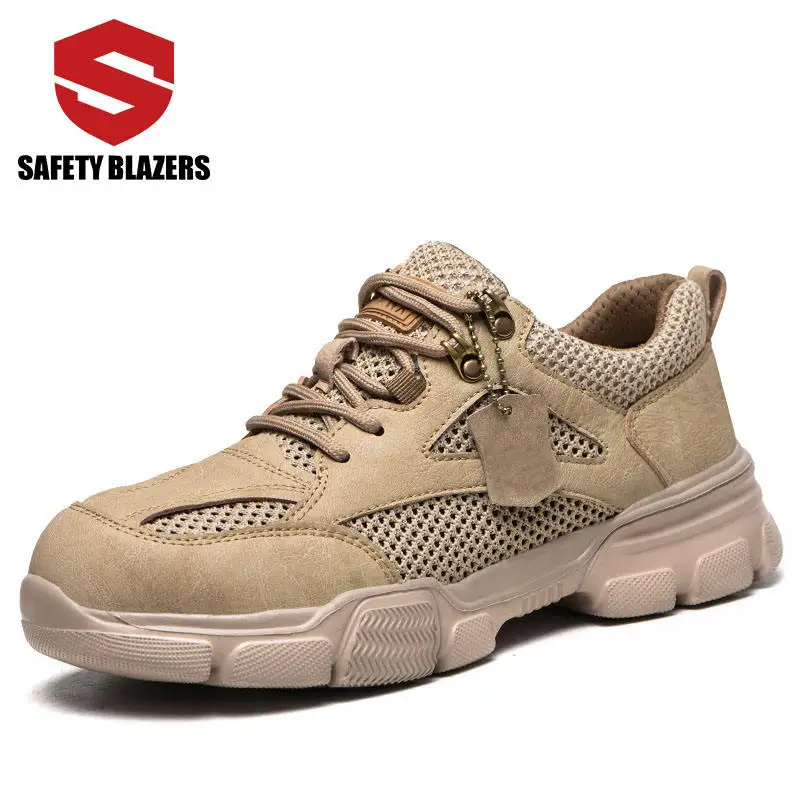 Oil Water Resistant Anti Slip Work Shoes Steel Toe Puncture Proof Men Industrial Groundwork Safety Shoes Boots