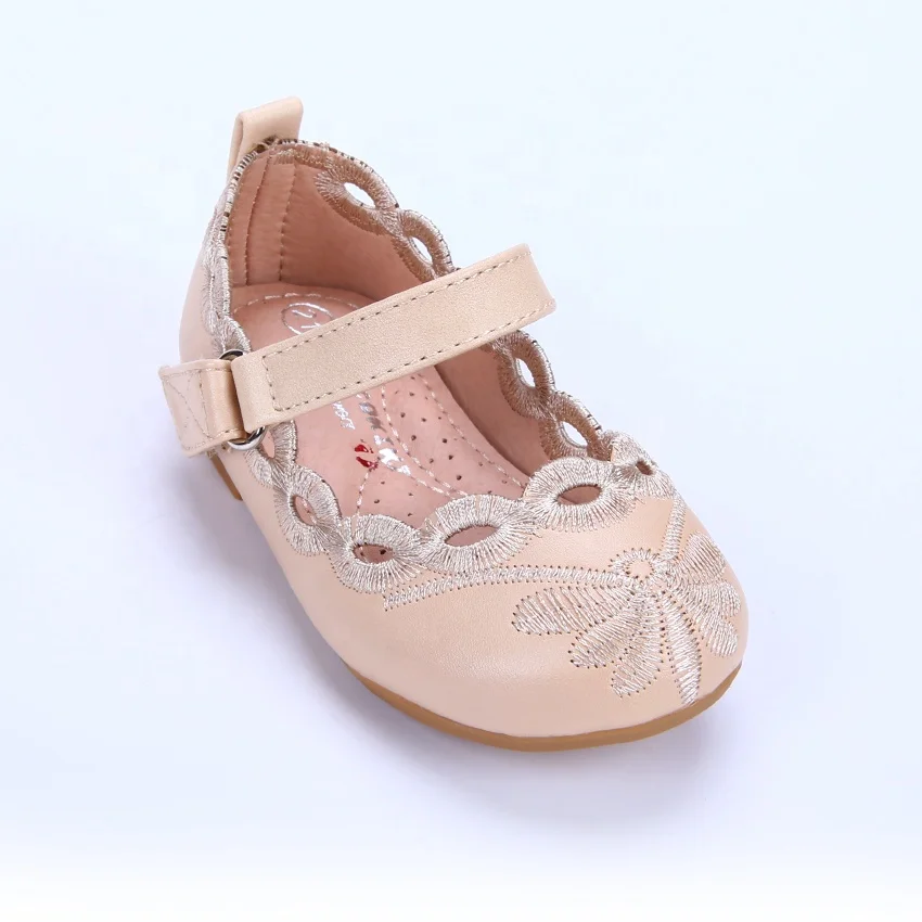 2021 embroidery design unique and fashionable Mary Jane flat shoes girl dress shoes