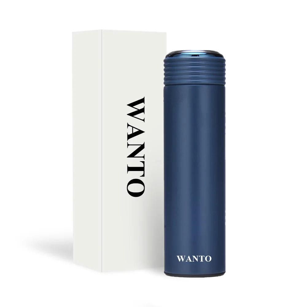 Wanto 450ml Stainless Steel Portable Vacuum Insulated Flasks Thermos For Sports And Office