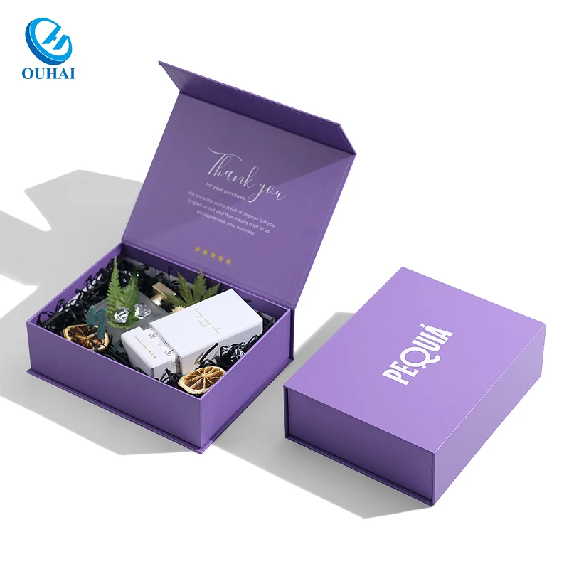 Brand Creation Magnetic Lid Rigid Packaging Gift Box Custom Luxury Recyclable Non-collapsible Craft Paper Box for Packaging