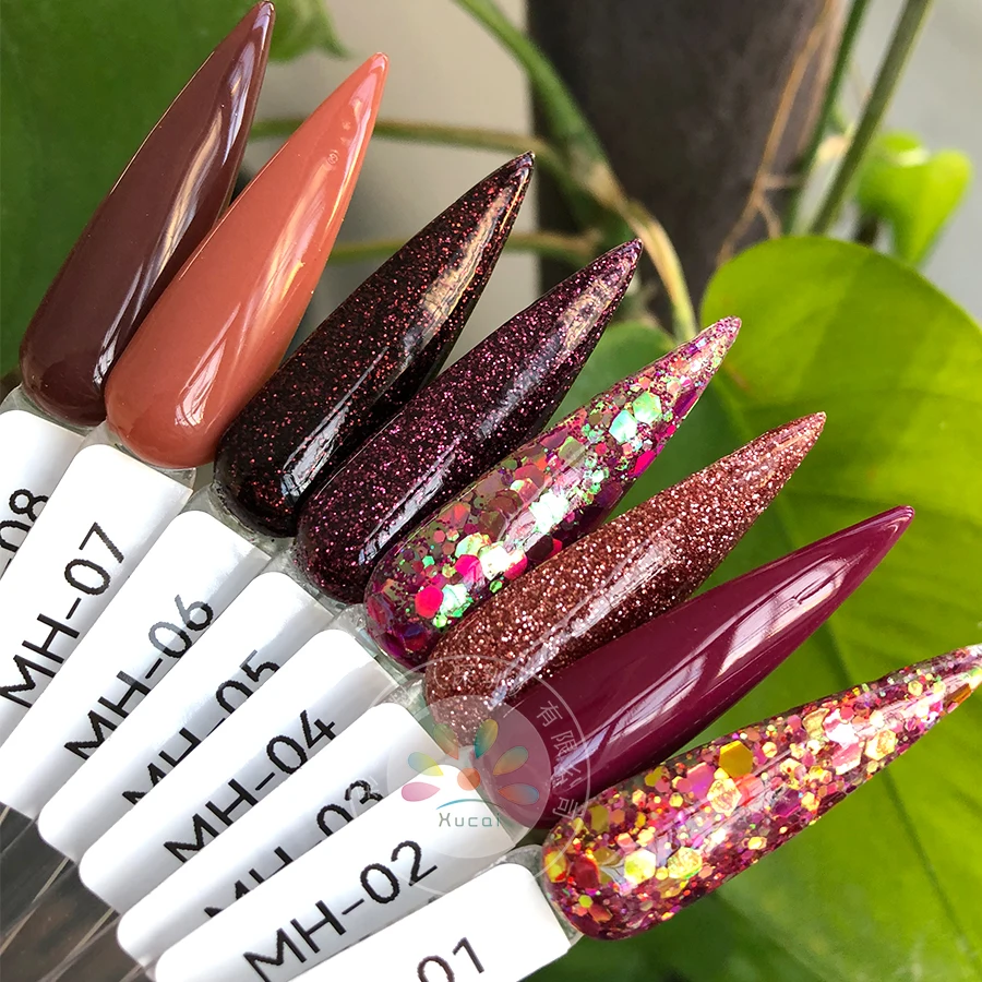 Wholesale Private label Acrylic Nail Pigment Powder Custom Logo nail 3 In 1 Nude Clear Dipping Nail Acrylic Powder Set