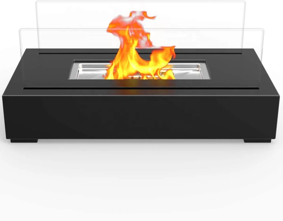 
Ventless metal bio-ethanol indoor door fireplace Tabletop Desk Table Top Ethanol Fireplace 