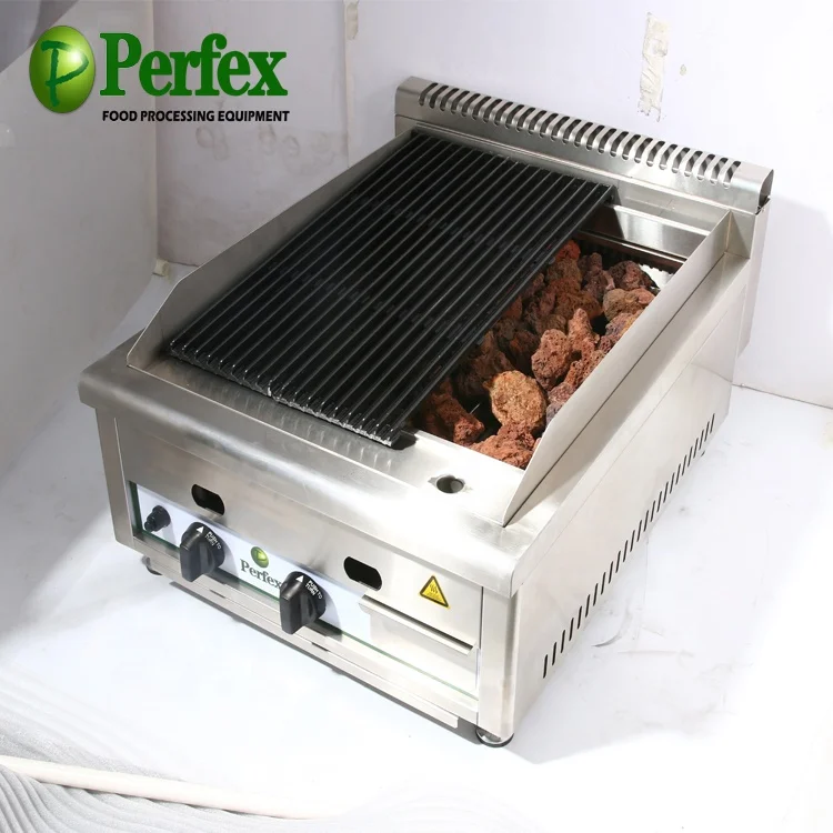 commercial bbq for gas lava rock grill