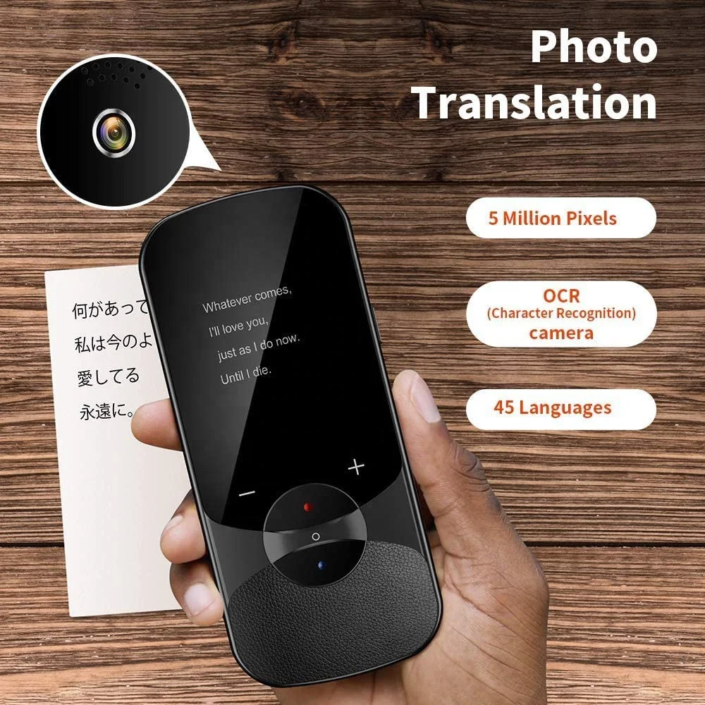 Online Real Time Mini Voice Translator Vormor AI Translation Device T11 98% High Accuracy Simultaneous Pocket Translator