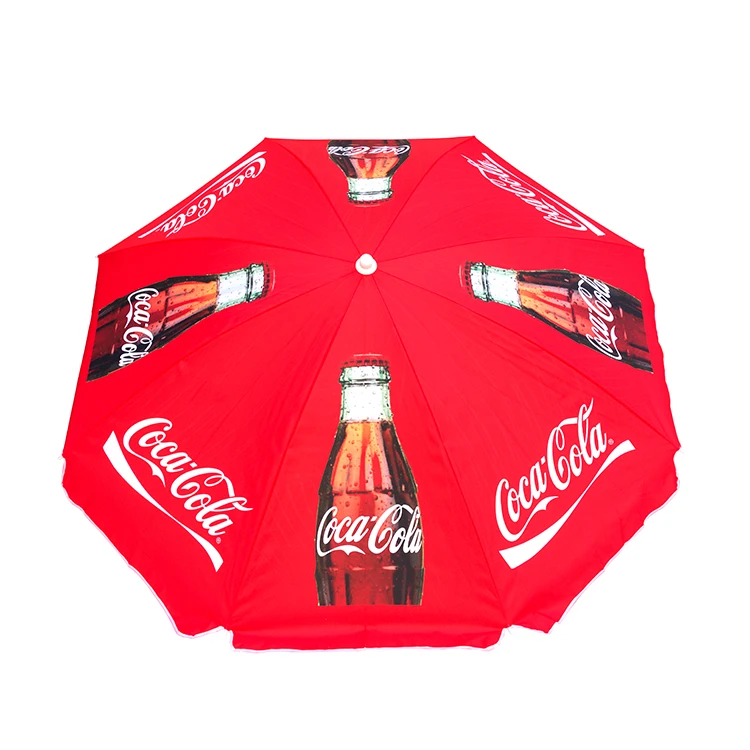 Best quality wholesale custom sun promotional beach umbrella with 40 inch and 8 ribs
